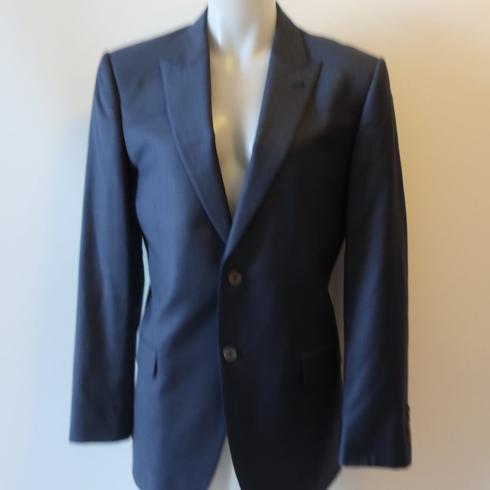 NORDSTROMS BLUE TWO BUTTON BLAZER SZ 38R *